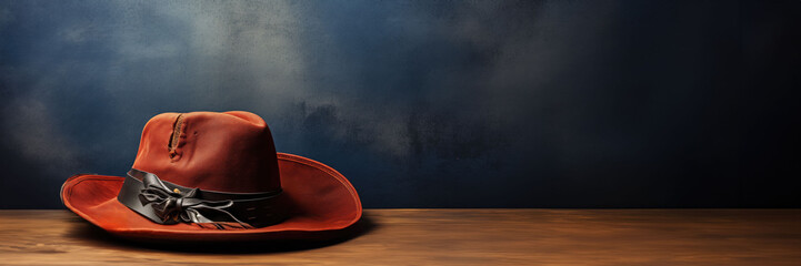 A colonial tricorn hat representing the Revolutionary era background with empty space for text 