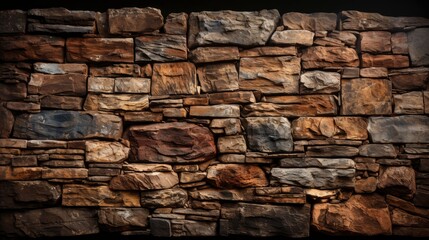 Antique Block Wall Brickwall Rough Stonelaying, Background Image, Background For Banner, HD
