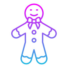 Gingerbread man Icon