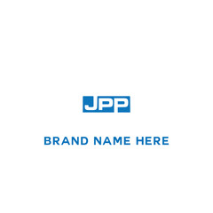 JPP logo. J P P design. White JPP letter. JPP, J P P letter logo design. Initial J P P letter linked circle uppercase monogram logo JPP letter logo vector design.