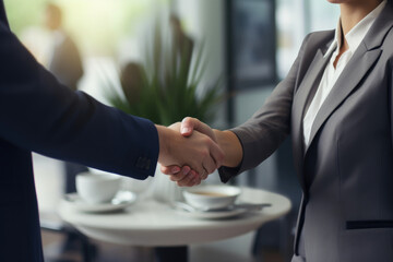 Corporate Partnership: Team Handshake