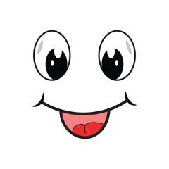 smile face character