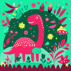 pink dinosaurs