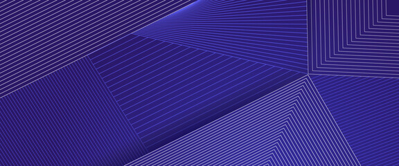 Purple violet and white vector glowing tech geometric line modern abstract banner. Banner for report, corporate, ads, branding, banner, cover, label, poster, sales
