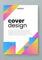 Colorful colourful vector abstract modern covers with shapes. Creative templates for report, corporate, ads, branding, banner, cover, label, poster, sales