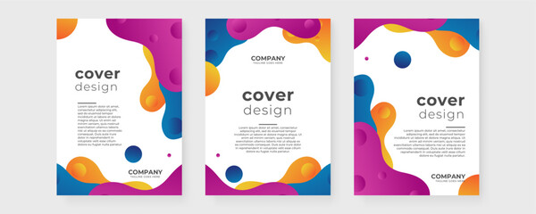 Colorful colourful vector abstract shapes cover design. Creative templates for report, corporate, ads, branding, banner, cover, label, poster, sales