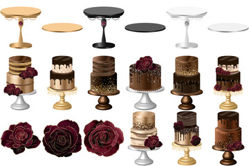 Cakes in Chocolate: A Sumptuous Delight.