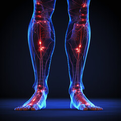 3d x ray of human knee