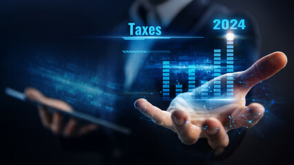 tax growth in 2024 concept
