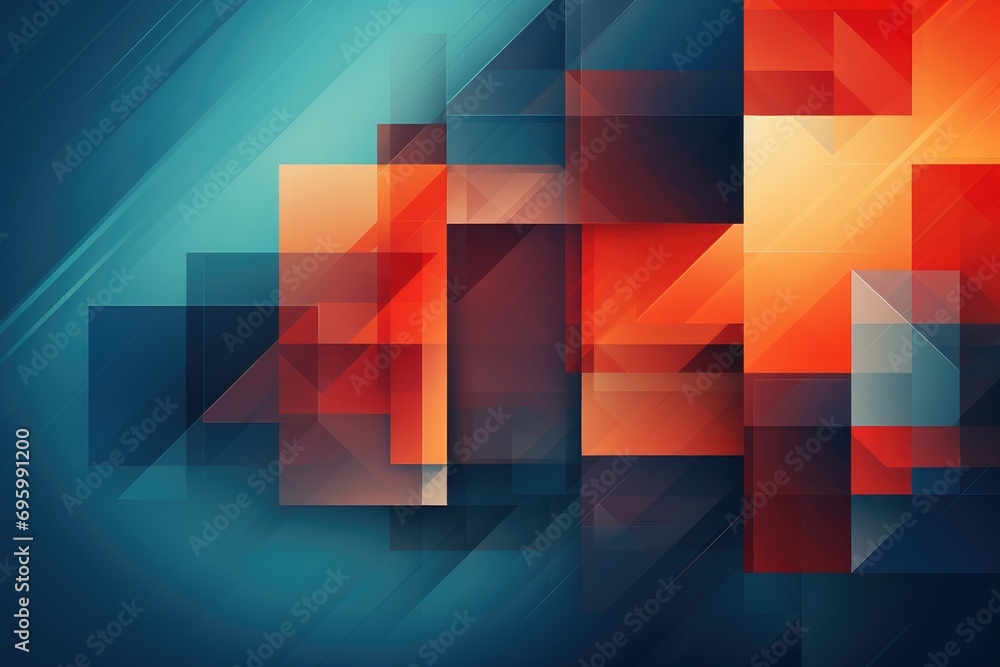 Poster abstract background, geometric pattern with overlapping square shapes. vector illustration, abstract