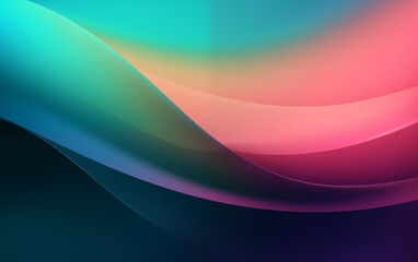 Soft Gradient Waves - Abstract Background - 16:10 Aspect Ratio