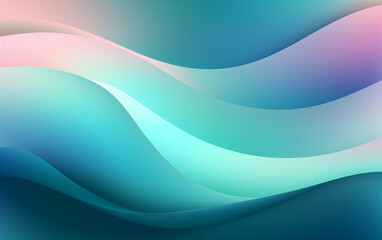 Soft Gradient Waves - Abstract Background - 16:10 Aspect Ratio