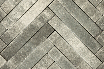gray decorative paving tiles close up