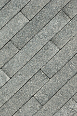 gray decorative paving tiles close up