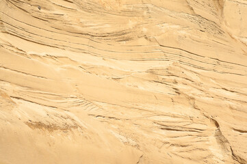 sand quarry, in the photo there is a close-up of sand in the quarry