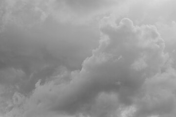 Obraz premium gray sky, photo shows gray clouds in the sky