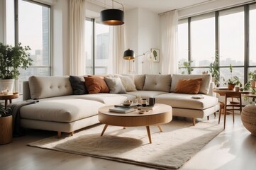 Contemporary Apartment Living Room