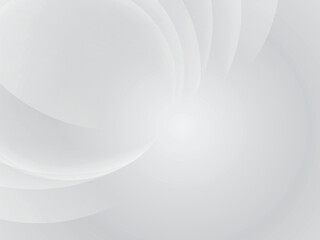 Soft white and light grey smooth curved lines background.