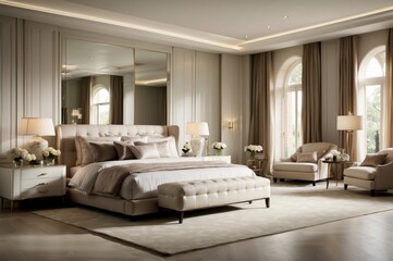 Luxurious Bedroom Suite with Elegant Decor