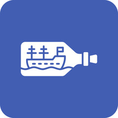 Ship In Bottle Icon