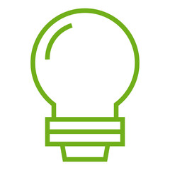 Light bulb line icon.