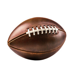 American football isolated on transparent