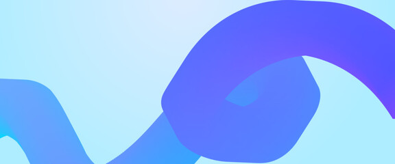 Blue simple gradient liquid abstract banner. 3D vibrant modern graphic design for banner, flyer, card, website or brochure cover