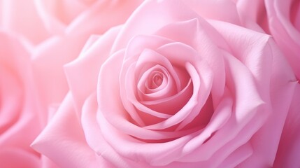 Close-up photo of a rose with beautiful petals, roses background.