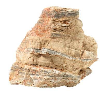 mineral stone isolated on white background. PNG file.