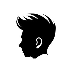 Hair style undercut icon