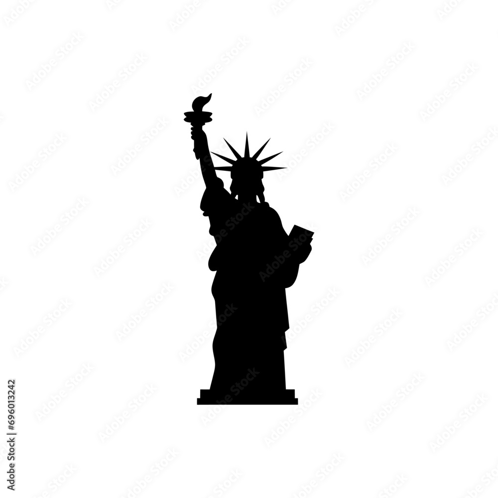 Sticker statue of liberty icon