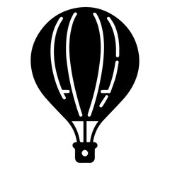 Obraz premium Air Balloon Icon vector art illustration