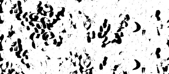 Swirled and curled stripes and brush strokes texture. Marble or acrylic atrwork imitation. Cool and swirly background. Abstract vector illustration. Black isolated on white. EPS10 
