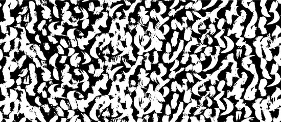 Swirled and curled stripes and brush strokes texture. Marble or acrylic atrwork imitation. Cool and swirly background. Abstract vector illustration. Black isolated on white. EPS10 
