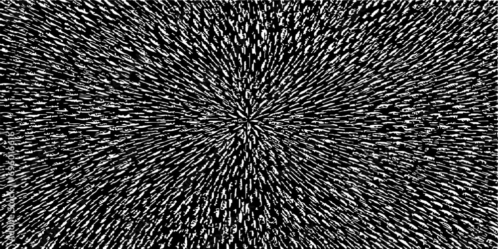 Poster circular starburst explosion texture. distressed uneven grunge background. abstract vector illustrat
