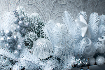 Close up view of a Christmas decoration	