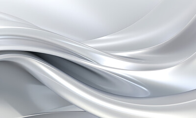 Naklejka premium Silvery white background with light in abstract style. Abstract background. Mirror texture. Luxury style.