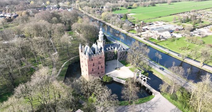 Nijenrode Castle in Breukelen, The Netherlands, business university.