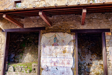 Pompeii Naples Italy, along with Herculaneum and many villas in the surrounding area (e.g. at...