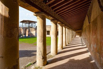 Pompeii Naples Italy, along with Herculaneum and many villas in the surrounding area (e.g. at...