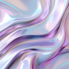 Fototapeta premium Abstract holographic iridescent foil texture Generative ai.