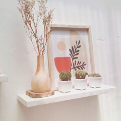 minimalist wooden  home decoration idea