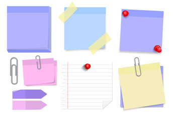 post-it, post it, heart post-it, signal, bundle, thumbtack clip arrow post it rulled paper