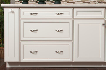 White kitchen cabinets