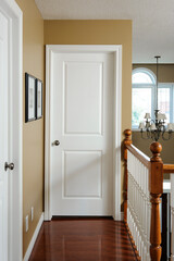 White interior door