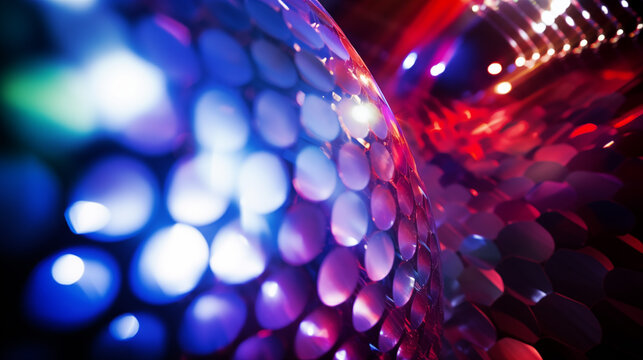 Abstract disco strobe lights background. 