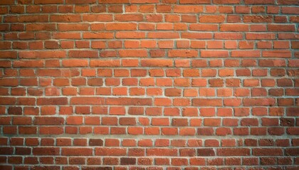 empty red brick wall background