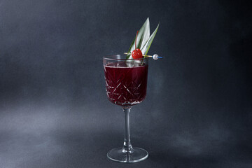 Great alcoholic cocktail, close up  