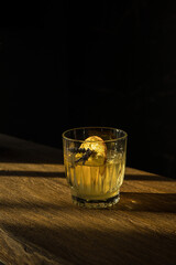 Great alcoholic cocktail, close up  