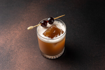 Great alcoholic cocktail, close up  